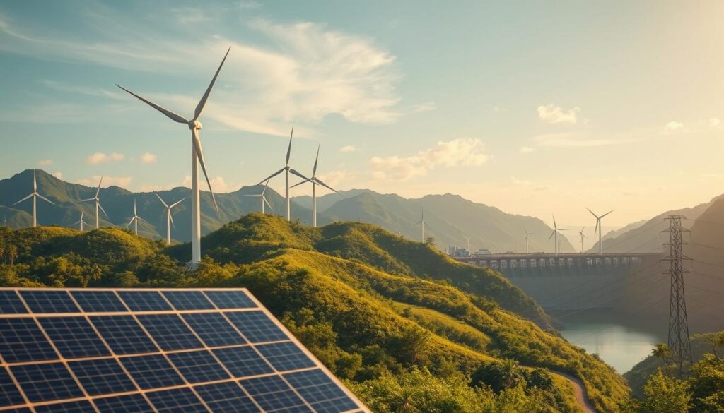 ผลประโยชน์และความท้ารทาทายจากการปรับใช้พลังงานทดแทน